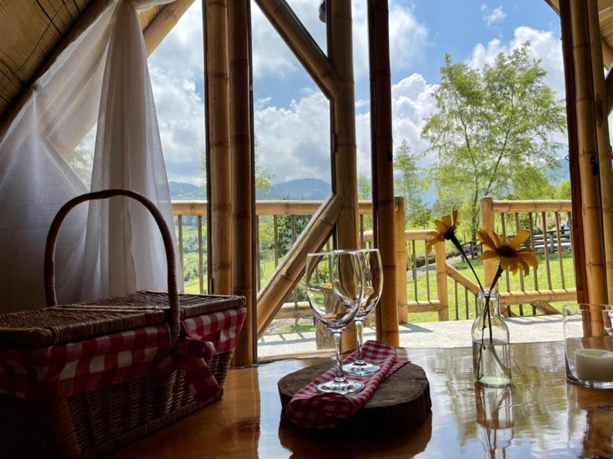 Glamping La Herradura Santa Rosa de Cabal Exterior foto