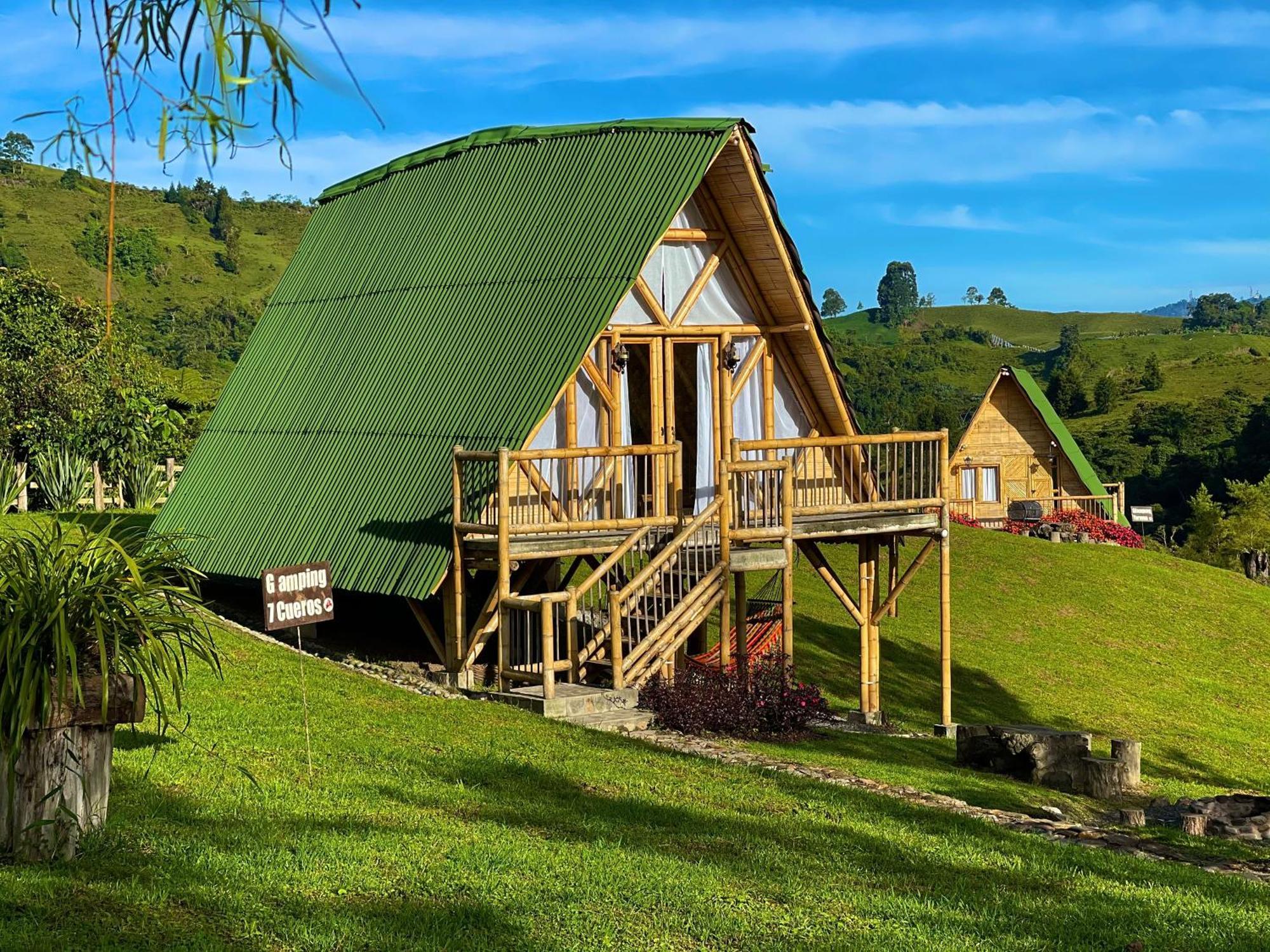 Glamping La Herradura Santa Rosa de Cabal Exterior foto